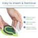Gel Heel Cups for Pain Relief - Heavy Duty Cushions for Plantar Fasciitis & Flat Feet - Shock Absorbing Shoe Inserts for Men 8.5-10.5 Women 9-12 - Buy Online on GoSupps.com