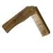 Folding Wooden Beard Brush/Hair Comb Stocking Filler Pocket Sized Durable Anti-Static Mens Eco Friendly Natural