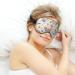 Retro Flower Moth Sleeping Mask | Adjustable Spider Web Eye Cover for Men Women & Kids | Light-Blocking Sleep Mask for Halloween - Buy Online on GoSupps.com