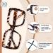 OCCI CHIARI Oversized Blue Light Blocking Reading Glasses for Men & Women - D-Brown 1.75x Computer Screen Readers - Buy Online on GoSupps.com