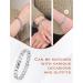 Jeracol Lymphatic Detox Magnetic Bracelet for Women - Adjustable Titanium Steel Brazaletes with Ultra Strength Magnets - 2X-Silver - Buy Online on GoSupps.com