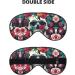 Flowers Skull Eye Mask - Unisex Light-Blocking Sleep Mask | Soft & Comfortable for Travel - Shop Internationally - Buy Online on GoSupps.com