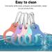 5PC Silicone Water Bottle Buckle with Karabiner Clip | Portable & Colorful Holders for Hiking Camping & Outdoor Activities - Buy Online on GoSupps.com