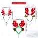 Pedgot 3 Pieces Light up Pet Christmas Headbands LED Pet Xmas Reindeer Antler Headbands for Christmas Holiday Supplies Accessory - Buy Online on GoSupps.com
