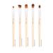 Luvia Cosmetics Bamboo Leaf Makeup Brush Set | 8 Sustainable Bamboo Brushes & Linen Storage Bag | Vegan & Allergy-Friendly - Buy Online on GoSupps.com