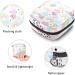 Women's Cartoon Pink Blue Rainbow Cloud Portable Period Kit | Bonds Storage Pockets Keeper | Feminine Product Bag for Girls - Buy Online on GoSupps.com