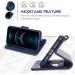 Arae iPhone 12 Pro Max Case Wallet - Blue | Card Holder & Wrist Strap | Compatible & Stylish - Buy Online on GoSupps.com