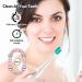 Dada-Tech Sonic Electric Toothbrush for Adults | 5 Cleaning Modes, 2-Minute Timer | 90% Rounded Bristles | 9 Replacement Heads | White - Buy Online on GoSupps.com