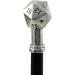 CAVAGNINI Italy-Walking Stick Made in Italy Lizard Handle. Nut 20 Faces D20. Steampunk Stick Elegant and Comfortable to be Used. Customizable Staff Length Final tip. - Buy Online on GoSupps.com