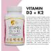 Coco March Vitamin D3+K2 10,000 IU - High Potency 4 Month Supply for Immune & Joint Health - Gluten Free, GMO Free, Dairy Free - Keto & Paleo Friendly - 250 mcg D3 + 180 mcg Vitamin K2 - Buy Online on GoSupps.com