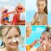 Buy Sunscreen Applicator for Kids - 2 Pack Brush Set with Protective Caps & Cleaning Pad | Sunblock Buddy Green - Buy Online on GoSupps.com
