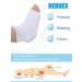 Sosation 8 Pcs Knit Elastic Heel & Elbow Protectors | Pressure Sore Relief & Skin Ulceration Protection for Elderly | Comfortable Elbow Sleeves (M - Buy Online on GoSupps.com