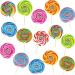 Candy Pops Large Wheel Mixed Lollipops 75g - Party Bag Sweets Cake topper - Assorted Flavours & Colours Wheel Lollipops (3 x Mixed Lollipops) - Buy Online on GoSupps.com