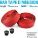 MARQUE Suede Bike Handlebar Tape - Red Cork - 2PCS Set for Road Cycling - Buy Online on GoSupps.com