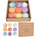 9PCS Bubble Salt Bubble Ball Set - Natural Handmade Organic Foot Bath Spa Balls for Women | Moisturizing Skin Gifts - Buy Online on GoSupps.com