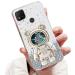 Tivenfezk Nadoli for Xiaomi Redmi 10a Treibsand B r Astronaut Hidden Stand Shell caricature glitter astronaut stand soft silicone bling cell phone case transparent protective cover xiaomi redmi clear