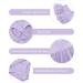 Girls Dance Leotard with Tutu Ruffle Sleeves | Hollow Back Ballet Outfit | Purple | 4-5T - Buy Online on GoSupps.com