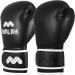 Malah 16oz Boxing Gloves for Men & Women | Pro Punching Mitts for MMA, Muay Thai, Kickboxing | Heavy Bag Sparring Gloves - Black - Buy Online on GoSupps.com