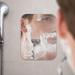 Shave Well Anti-Fog Shower Mirror - Fogless Bathroom Shaving Mirror for Men and Women | Removable Adhesive Hook | Frameless & Portable - Ideal for Travel, Camping, Gym - Unbreakable - Buy Online on GoSupps.com