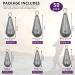 XSHAO 50-Piece Pear Lead Fishing Weights Set - Drop Shape Lifting Bases (5g/10g/20g/30g/40g) with Storage Box for Outdoor & Sea Fishing - Buy Online on GoSupps.com