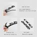 5PCS Braided Hair Clips for Women - Four-Leaf Clover Duckbill Hair Barrettes with Small Clips | Hair Styling Accessories for Girls - Buy Online on GoSupps.com