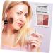 Gogogmee 6 Pcs Eye Shadow Empty Boxes Clear Eyeshadow Pans Eyeshadow Palette Transparent - Buy Online on GoSupps.com