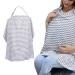 Boerni Large Nursing Cover Breathable Breastfeeding Cover Soft Breastfeeding Cover up for Full Privacy Breastfeeding Protection  (Grey)
