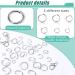 1500pcs Jump Rings Jewelry Repair Kit with Lobster Clasps & Pliers - White Gold White K - Buy Online on GoSupps.com