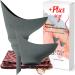 CIRCE CARE SuAmiga Female Urination Device Collapsible Female Urinal Portable Reusable Urinal for Women to Pee Standing Up Women Pee Funnel for Travel, Camping, Hiking, Outdoor (Soft,Firm,Plus Size) 2ndGenPlus-size/DenimGray
