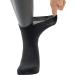 Yomandamor Men's Diabetic Socks 5-Pair Pack - Coolmax Ankle Socks with Arch Support, Size 10-13, Black - Buy Online on GoSupps.com