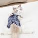 Dotoner Katzenbody After Op | Anti-Trolley Body for Cat Recovery | Post-Surgery Clothing for Cats & Dogs (Small Marine) - Buy Online on GoSupps.com