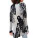 Odoy Women's Casual Button Strip Pullover - Summer Autumn Short-Sleeved Tunics & Blouses - Basic Streetwear Shirts - 2 Black L - Buy Online on GoSupps.com