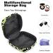 Green Pink Leopard Print Sanitary Napkin Storage Bag with Zipper - Portable Menstrual Cup and Pad Pouch for Women and Teens - Color 7 - Buy Online on GoSupps.com