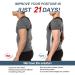 Nanet Posture Corrector Brace | Adjustable Straight Strap for Men and Women - Size M 28-40 in. | Posture Support and Alignment Solution - Buy Online on GoSupps.com