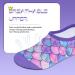 Kids Water Shoes | Lightweight Aqua Socks for Boys & Girls | Non-Slip Swim Shoes for Beach & Pool | Toddler Size 1-2 Little Kid | BT-YL/Pink-Purple - Buy Online on GoSupps.com