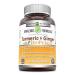 Amazing Nutrition Turmeric & Ginger with BioPerine 750 mg 180 Veggie Capsules