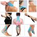 GNCLOUD Kinesiology Tape 2 Rolls 5cm x 5m - Blue Elastic Muscle Support Tape for Exercise - Buy Online on GoSupps.com