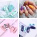 Nail Art Stamping Plates Set - Leaves, Dreamcatcher, Feather, Dandelion Image Templates - 4 Pcs - Buy Online on GoSupps.com