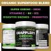 Gold BJJ Grappler's Greens Powder - Organic Superfood for Jiu Jitsu Athletes | Digestive Enzymes & Probiotics - Berry Blast - Buy Online on GoSupps.com