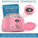 Ultimate Waxing Set: MaxFlat Digital Wax Pot Kit for Women & Men 51 Accessories 17oz Brazilian Wax for Full Body Armpit & Bikini Pink - Buy Online on GoSupps.com