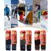 Clootess Unisex Long Over-The-Calf Thermal Ski Socks - Grey - Medium (37-42 EUR) - Buy Online on GoSupps.com