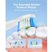 Buy 4 Replacement Heads for Bitvae Sonic Toothbrush Daily D2 Enhanced Oral Care International Shipping Available - Buy Online on GoSupps.com