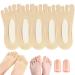 Orthoes Bunion Relief Socks Women Orthopedic Toe Compression Sock Projoint Antibunions Health Sock Anti Bunion Socks Ortho Socks with Toes for Bunions (5 Pairs Skin colour) 5 Pairs Skin colour