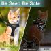 AOKCATS Escape Proof Cat Harness and Leash Set - Reflective Strips, Adjustable Comfort - Small Cat, Kitten - Black, Medium - Buy Online on GoSupps.com