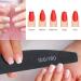 URAQT 16PCS Professional Nail Files Set 100/180 Grit - Double-Sided Emery Board for Nail Grooming and Styling (Black) - Buy Online on GoSupps.com