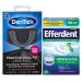 DenTek Professional-Fit, Maximum Protection Dental Guard for Teeth Grinding and Efferdent Anti-Bacterial Cleanser Tablet, 90ct Guard + 90ct Cleanser Tablets