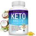 Keto MCT Oil Capsules Ketosis Diet - 3000mg Natural Pure Coconut Oil Extract Pills to Support Ketogenic Diet, Source of Energy, Easy to Digest for Men Women, 90 Softgels, Toplux Supplement One
