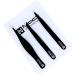 MACS Tweezers Set for Precision Eyebrow and Facial Hair Removal - Stainless Steel (3 PCs Black) - Buy Online on GoSupps.com