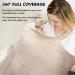 Huiguli Breastfeeding Cloth | Upgrade 76x110cm Musselin Nursing Cover | Soft Khaki Cotton Scarf for On-the-Go Privacy | Outdoor Nursing Apron with Storage Bag - Buy Online on GoSupps.com