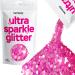 Hemway Premium Ultra Sparkle Glitter Multi Purpose Metallic Flake For Arts Cosmetics Resin Festival Face Hair - Baby Pink Iridecent - Super Chunky (1/8 "0.125" 3mm) 100g / 3.5oz Baby Pink Iridident Super Chunky - 100g